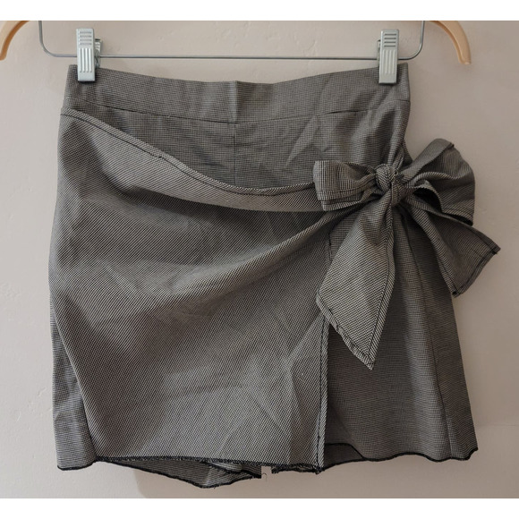 Free People Movement Houndstooth Faux Wrap Skort Size‎ L - Picture 1 of 10